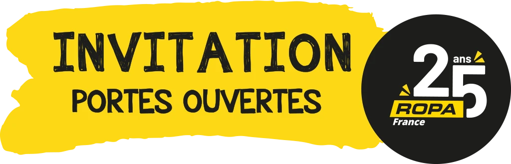 Invitation portes ouvertes ROPA France 25 ans